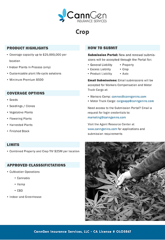Brochures CannGen Insurance Services LLC Brochures CannGen Insurance Services LLC