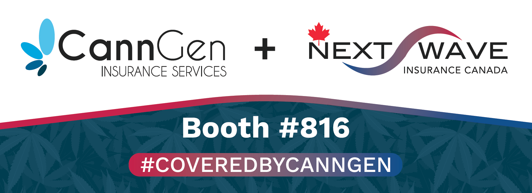 CannGen and NextWave are sponsors for the MJBizCon Booth #816 #CoveredByCanngen
